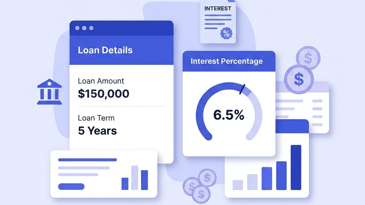 How to Calculate the Interest Rate on a Business Loan