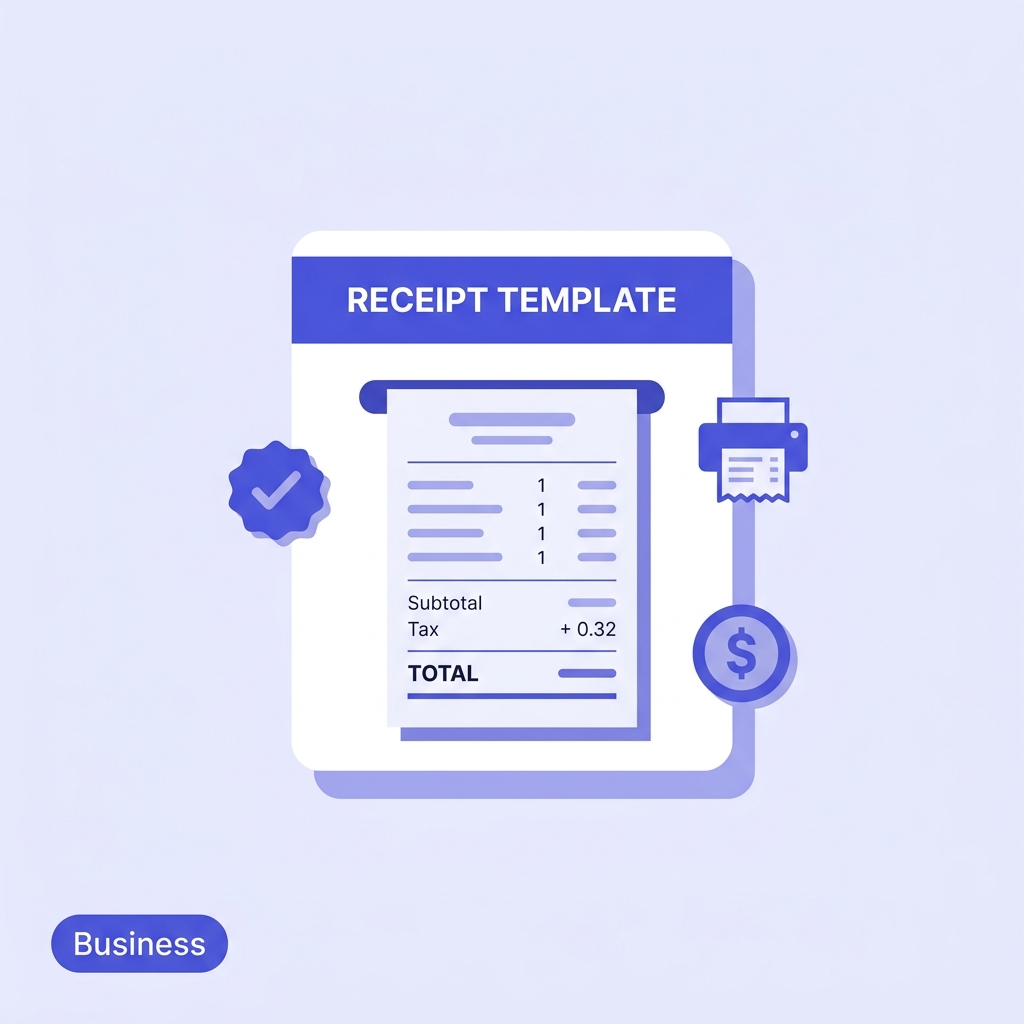 Free Receipt Template for Small Businesses and Freelancers