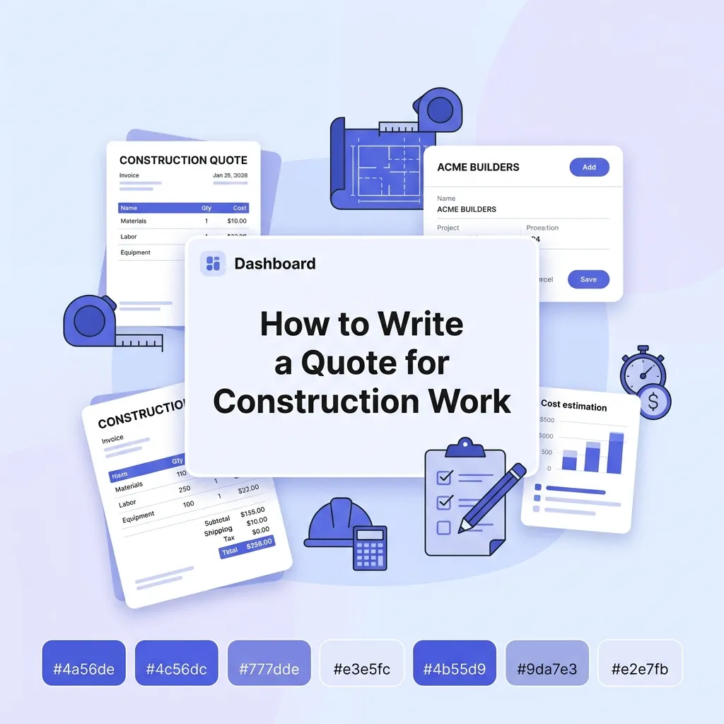 How to Write a Quote for Construction Work (With Template)